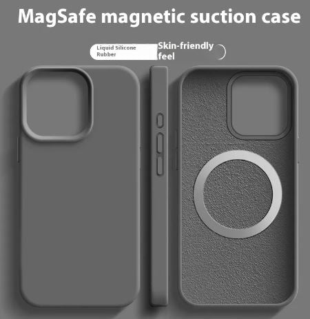 Magnetic Liquid Silicone  Magsafe Case For iPhone